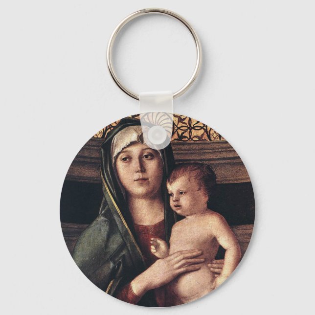 Madonna and Child Key Ring (Front)