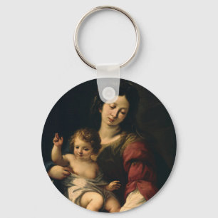 Madonna and Child Key Ring