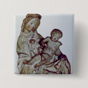 Madonna and Child, known as the Krumauer 15 Cm Square Badge