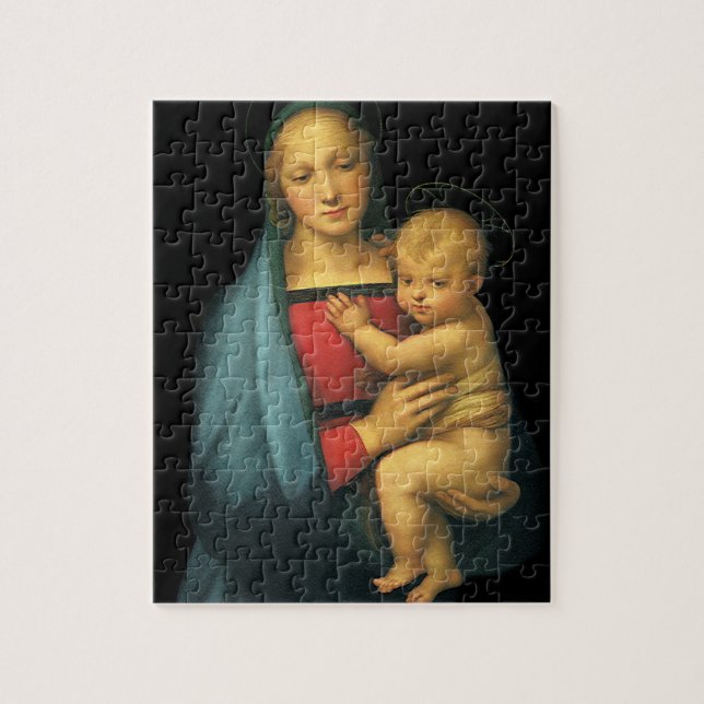 Madonna And Child, Madonna del Granduca by Raphael Jigsaw Puzzle (Vertical)