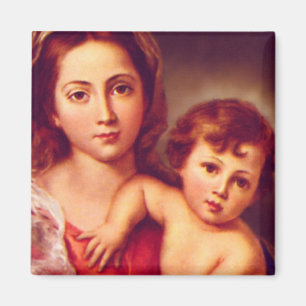 Madonna and child magnet