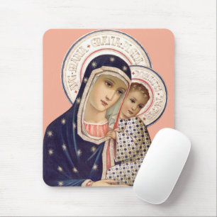Madonna And Child Mouse Pad