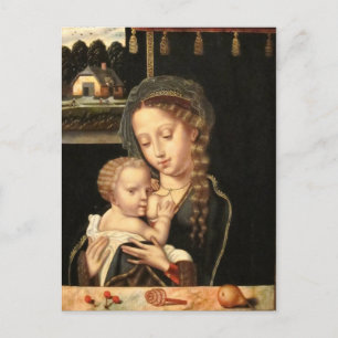 Madonna and Child Nursing Postcard