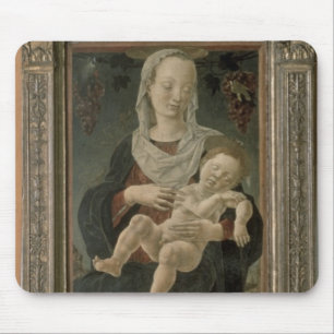 Madonna and Child (oil on panel) Mouse Pad