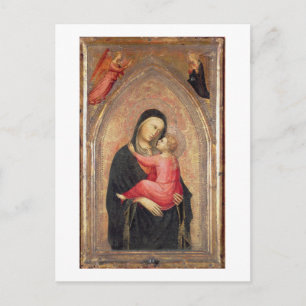 Madonna and Child (panel) 3 Postcard