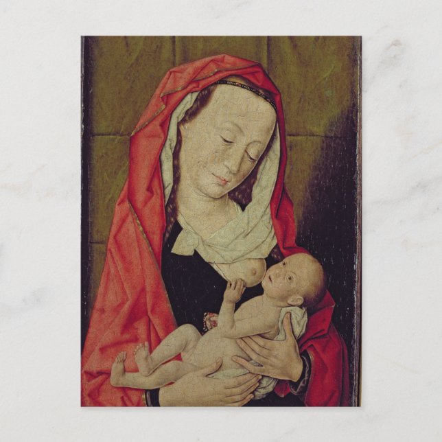 Madonna and Child (panel) Postcard (Front)