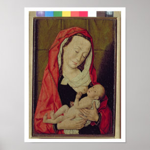 Madonna and Child (panel) Poster