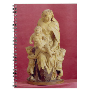 Madonna and Child (papier mache) Spiral Notebook