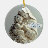 Madonna and Child Personalised Ornament