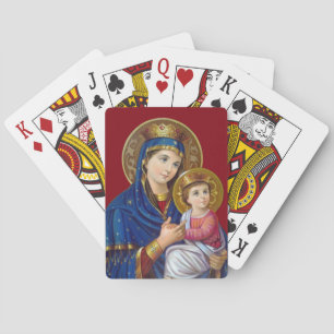 Madonna and Child Playing Cards