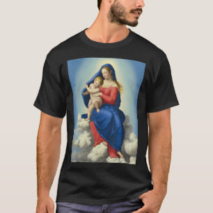 Madonna And Child  Religious T-Shirt