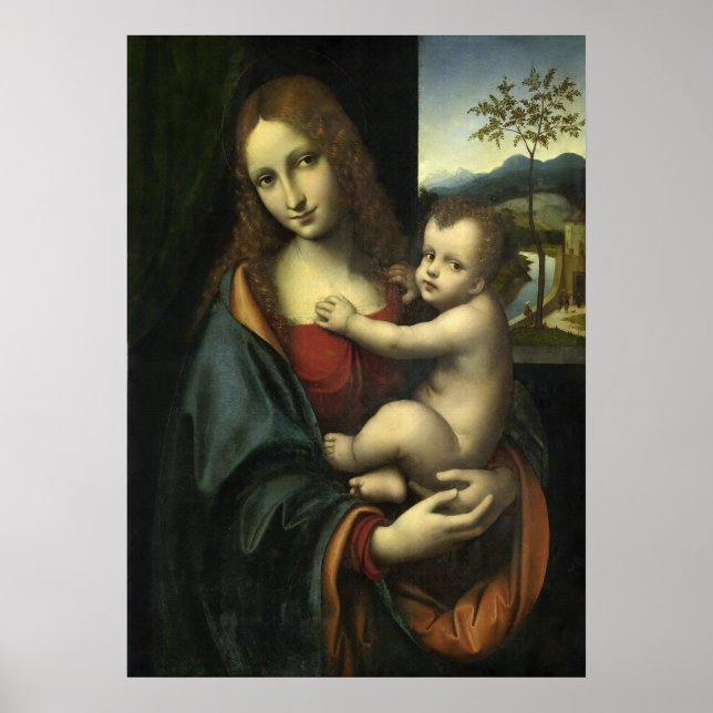 Madonna and Child Renaissance Art Poster (Front)