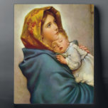 Madonna And Child Roberto Ferruzzi Plaque<br><div class="desc">Madonna And Child Roberto Ferruzzi</div>