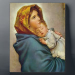 Madonna And Child Roberto Ferruzzi Plaque<br><div class="desc">Madonna And Child Roberto Ferruzzi</div>