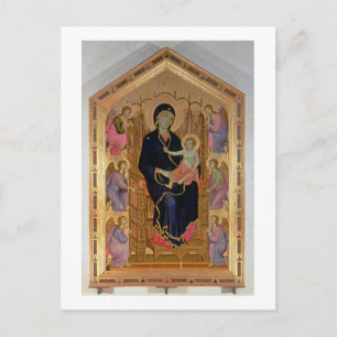 Madonna and Child (Rucellai Madonna) 1285 (tempera Postcard