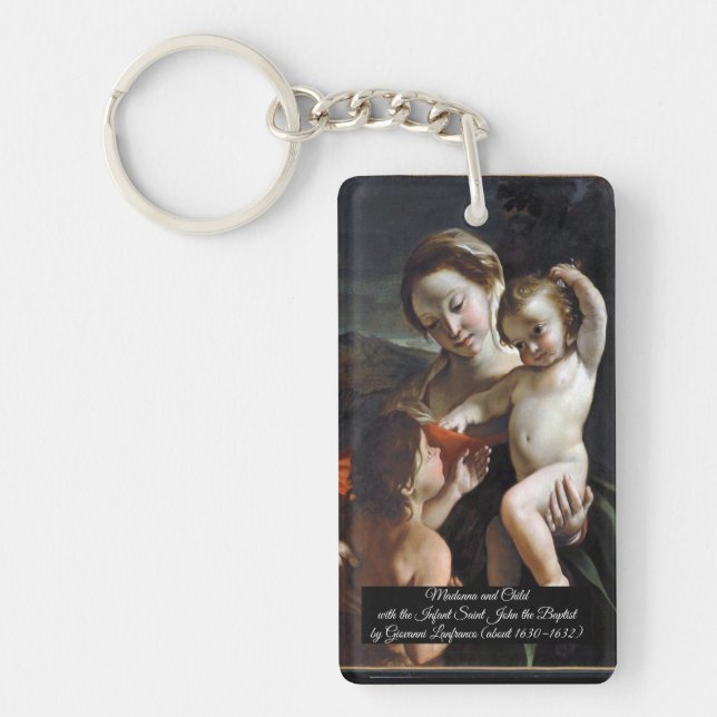 Madonna and Child Saint John Key Ring (Front)