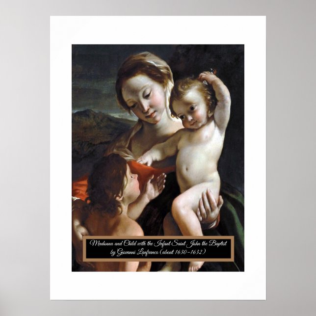 Madonna and Child Saint John Poster (Front)