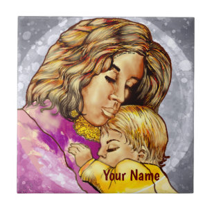 Madonna and Child Tile