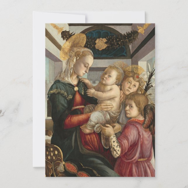 Madonna and Child with Angels | Botticelli (Front)