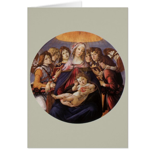 Madonna and Child with Angels by Sandro Botticelli (Front)