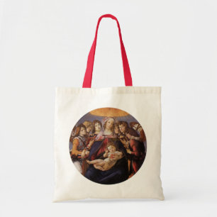 Madonna and Child with Angels by Sandro Botticelli Tote Bag