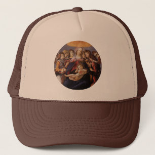 Madonna and Child with Angels by Sandro Botticelli Trucker Hat