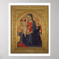 Madonna and Child with Angels, c.1467 (oil on pane