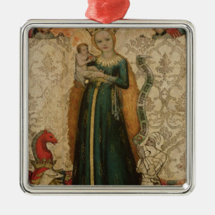 Madonna and Child with Ears of Corn, 1440-50 Metal Tree Decoration