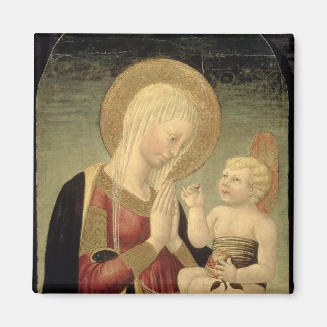 Madonna and Child with Pomegranate Magnet (Front)