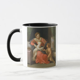 Madonna and Child with Saint John the Baptist Mug