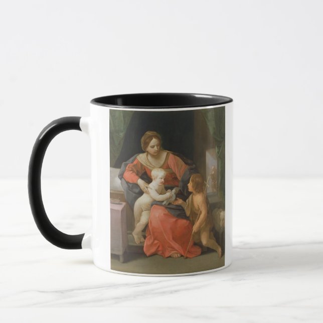 Madonna and Child with Saint John the Baptist Mug (Left)