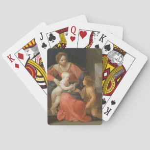 Madonna and Child with Saint John the Baptist Playing Cards