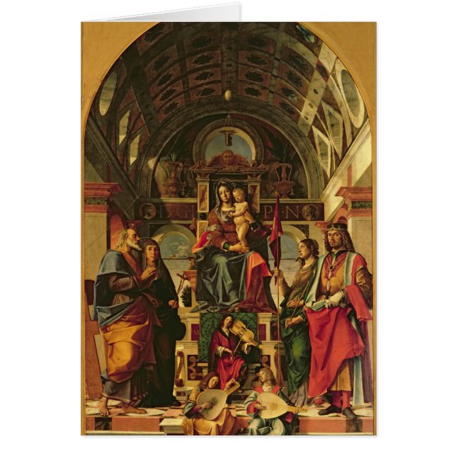 Madonna and Child with Saints, 1499 (Front)
