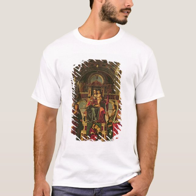 Madonna and Child with Saints, 1499 T-Shirt (Front)