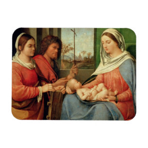 Madonna and Child with Saints 2 Magnet