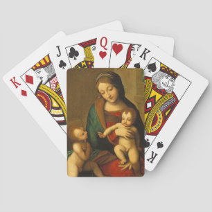 Madonna and Child with Saints Playing Cards