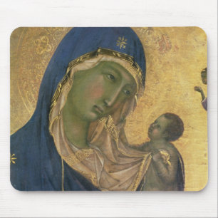 Madonna and Child with SS. Dominic and Aurea Mouse Pad