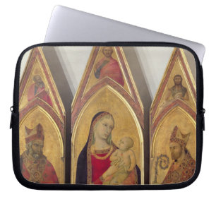 Madonna and Child with SS. Nicholas and Proculus, Laptop Sleeve