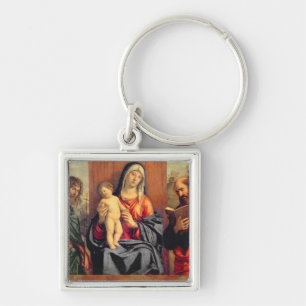 Madonna and Child with St. John the Baptist and St Key Ring