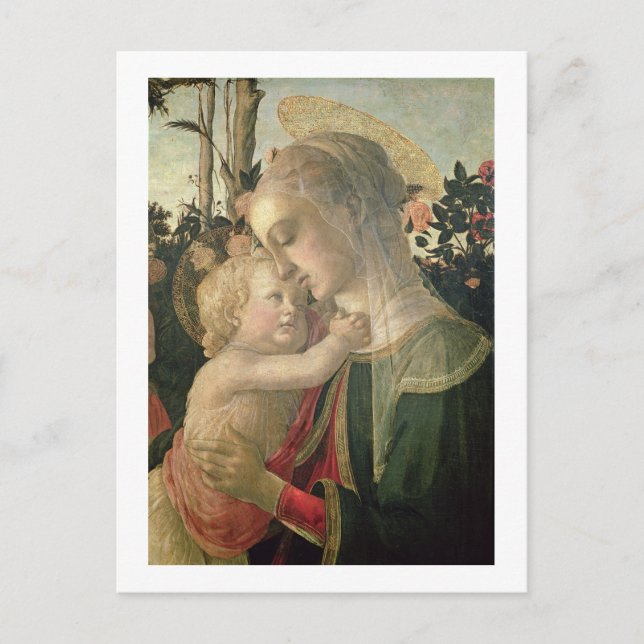 Madonna and Child with St. John the Baptist, detai Postcard (Front)