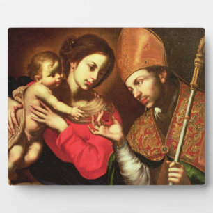 Madonna and Child with St. Zenobius Plaque