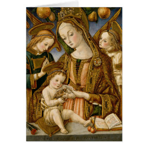 Madonna and Child with Two Angels