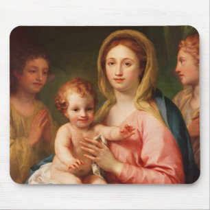Madonna and Child with Two Angels, 1770-73 Mouse Pad