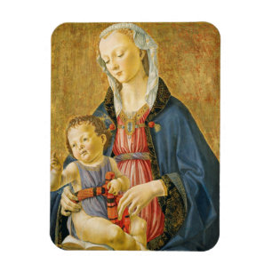 Madonna and Child with Two Donors, 1525-1530 Magnet