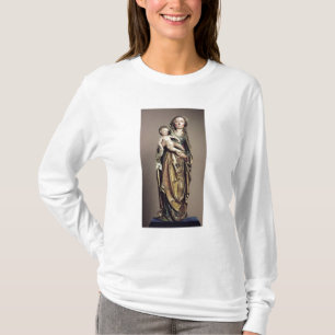 Madonna and Child, Wooden Sculpture T-Shirt