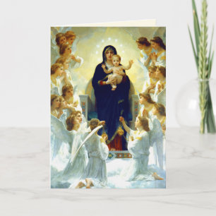 Madonna by W.Bouguereau. Fine Art Christmas Cards