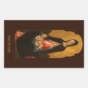 Madonna & Child art stickers