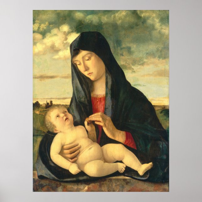Madonna & Child - Giovanni Bellini Fine Art Poster (Front)