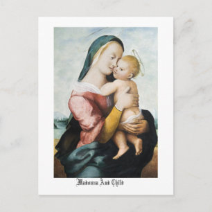 Madonna & Child Post Card