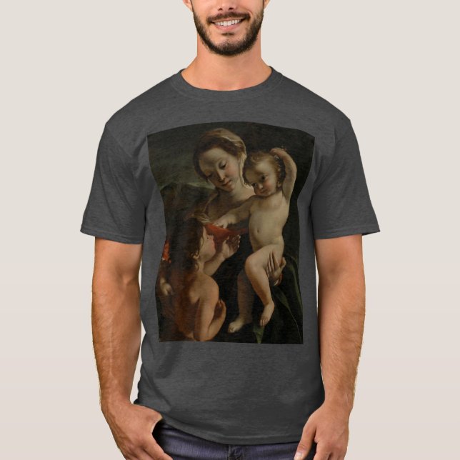 Madonna &Child with the Infant St John the Baptist T-Shirt (Front)